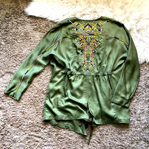 Jessica Simpson Finn embroidered open jacket - Picture 3 of 4
